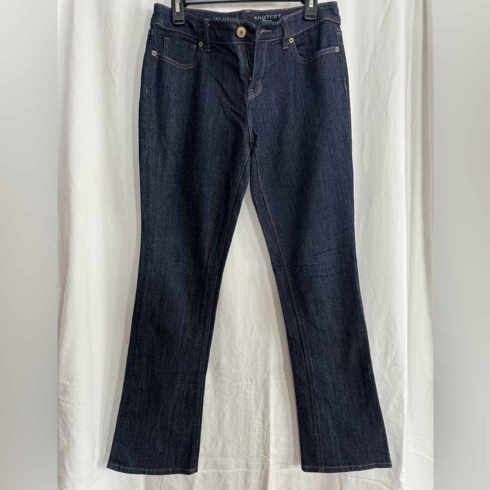 The Limited dressy bootcut denim, size 6R. Like new.